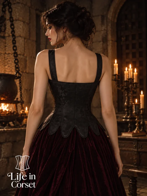 Bustier Corset Médiéval à Bretelles Ginebra