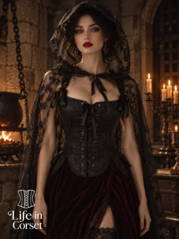 Bustier Corset Médiéval à Bretelles Ginebra