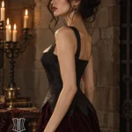 Bustier Corset Médiéval à Bretelles Ginebra