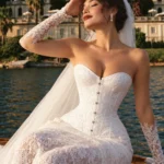 Corset mariage blanc Céleste