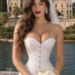 Corset mariage blanc Céleste