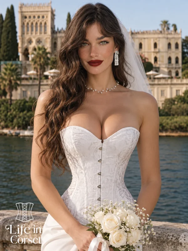 Corset mariage blanc Céleste