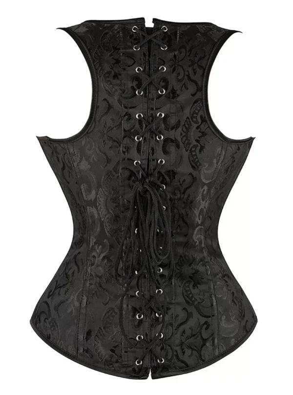 Corset serre taille à bretelles (vue réelle de dos) Corset serre taille à bretelles (vue réelle de dos)