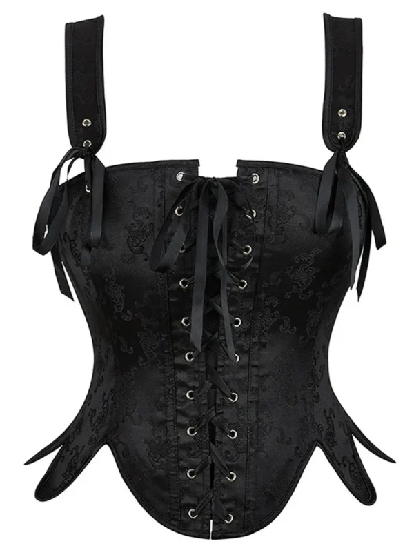 bustier corset médiéval à bretelles (real shot) bustier corset médiéval à bretelles (real shot)