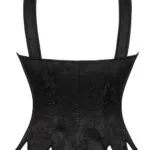 bustier corset médiéval à bretelles (real shot, arrière)