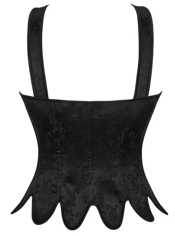 bustier corset médiéval à bretelles (real shot, arrière) bustier corset médiéval à bretelles (real shot, arrière)