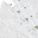 corset serre taille blanc (vue des buscs) corset serre taille blanc (vue des buscs)