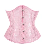corset serre taille rose (vue réelle) corset serre taille rose (vue réelle)