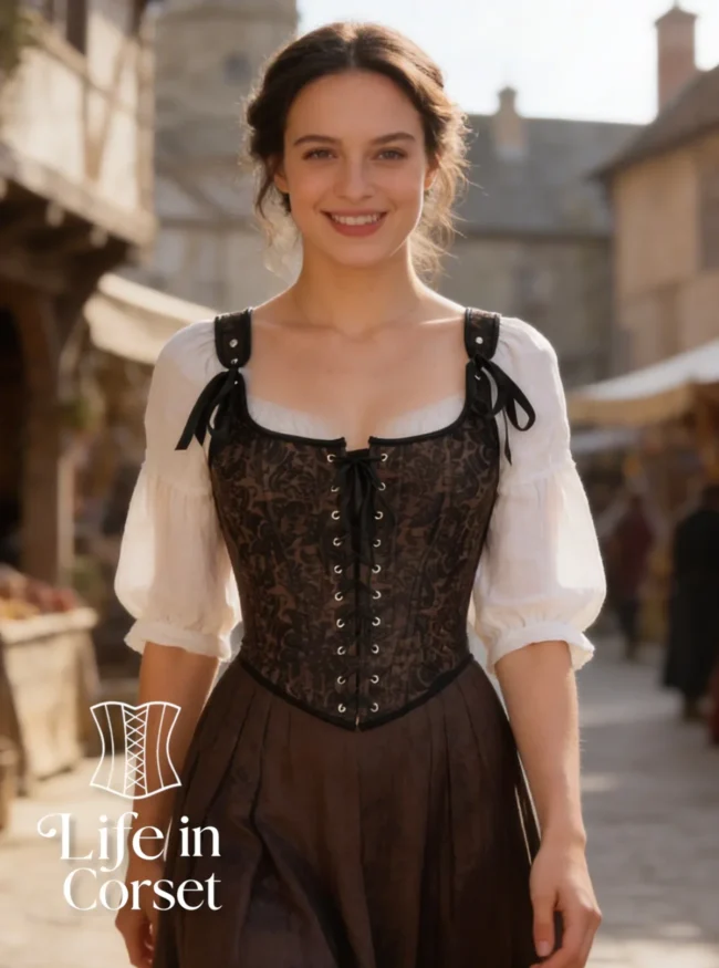 Bustier moyen âge médiéval Aliénor (couverture)