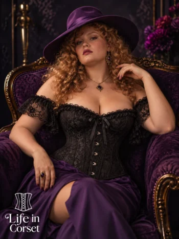 Corset de soirée élégant avec dentelle Amphora