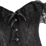 Corset de soirée élégant avec dentelle (fermeture à buscs) Corset de soirée élégant avec dentelle (fermeture à buscs)