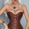 Corset marron classique Brunella Corset marron classique Brunella