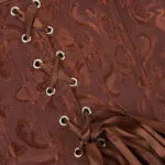 corset marron classique Brunelle (lacet arrière)
