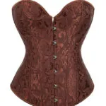 corset marron classique Brunelle (vue réelle, face)