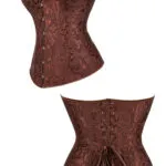 corset marron classique Brunelle (vue réelle, profil)