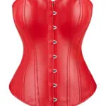 Corset en cuir rouge Sienna (3) Corset en cuir rouge Sienna (3)