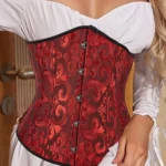 Corset sous poitrine rouge et noir Saphira (1) Corset sous poitrine rouge et noir Saphira (1)