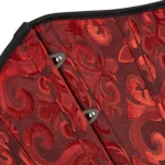 Corset sous poitrine rouge et noir Saphira (4) Corset sous poitrine rouge et noir Saphira (4)
