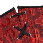 Corset sous poitrine rouge et noir Saphira (6) Corset sous poitrine rouge et noir Saphira (6)