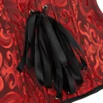 Corset sous poitrine rouge et noir Saphira (7) Corset sous poitrine rouge et noir Saphira (7)