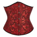 Corset sous poitrine rouge et noir Saphira (8) Corset sous poitrine rouge et noir Saphira (8)