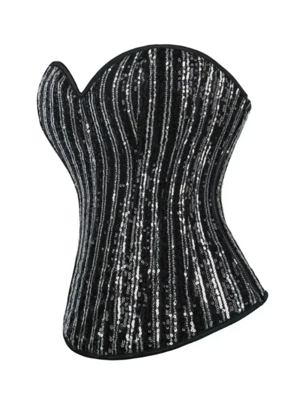 corset noir brillant à sequins Lumilla (6) corset noir brillant à sequins Lumilla (6)