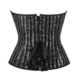 corset noir brillant à sequins Lumilla (7)