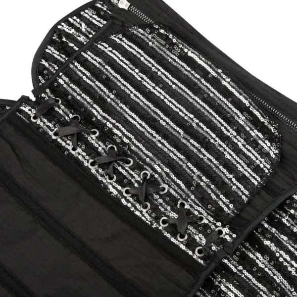 corset noir brillant à sequins Lumilla (9) corset noir brillant à sequins Lumilla (9)