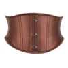 Ceinture corset en satin marron serre-taille Carmen (2) Ceinture corset en satin marron serre-taille Carmen