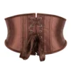 Ceinture corset en satin marron serre-taille Carmen (5) Ceinture corset en satin marron serre-taille Carmen