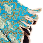Corset bleu royal avec dorures Duchesse (4) Corset bleu royal avec dorures Duchesse (4)