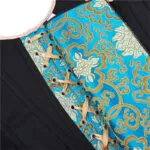 Corset bleu royal avec dorures Duchesse (8) Corset bleu royal avec dorures Duchesse (8)