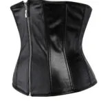 Corset en cuir à fermeture éclair serre-taille (5) Corset en cuir à fermeture éclair serre-taille (5)