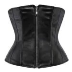 Corset en cuir à fermeture éclair serre-taille (6) Corset en cuir à fermeture éclair serre-taille (6)