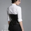 Corset en cuir à fermeture éclair serre-taille Octavia (dos) Corset en cuir à fermeture éclair serre-taille Octavia (dos)