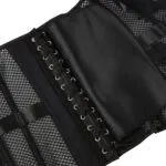 Corset en résille noir transparent avec broderies Noctua (8) Corset en résille noir transparent avec broderies Noctua (8)