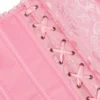 Corset rose élégant à fermeture éclair Rosalie (11) Corset rose élégant à fermeture éclair Rosalie (11)