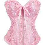 Corset rose élégant à fermeture éclair Rosalie (12) Corset rose élégant à fermeture éclair Rosalie (12)