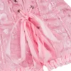 Corset rose élégant à fermeture éclair Rosalie (8) Corset rose élégant à fermeture éclair Rosalie (8)