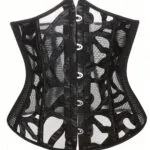 Corset serre taille gothique en résille Aveline (10) Corset serre taille gothique en résille Aveline (10)