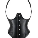 Corset cuir underbust noir Amazone (4) Corset cuir underbust noir Amazone (4)