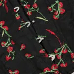 Corset bustier noir à fleurs rouges Isabella (8)