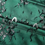 Corset guêpière vert émeraude Bellona (3) Corset guêpière vert émeraude Bellona (3)
