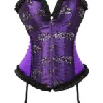 Lingerie guêpière violette corset à jarretelles Marianna (2) Lingerie guêpière violette corset à jarretelles Marianna (2)