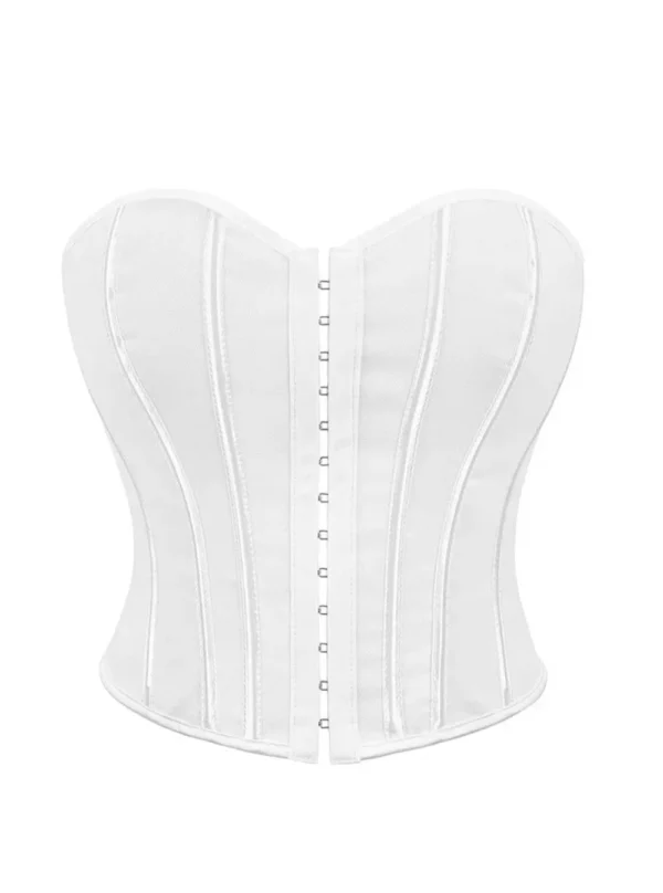 Bustier blanc court dos nu Alexa (7) Bustier blanc court dos nu Alexa