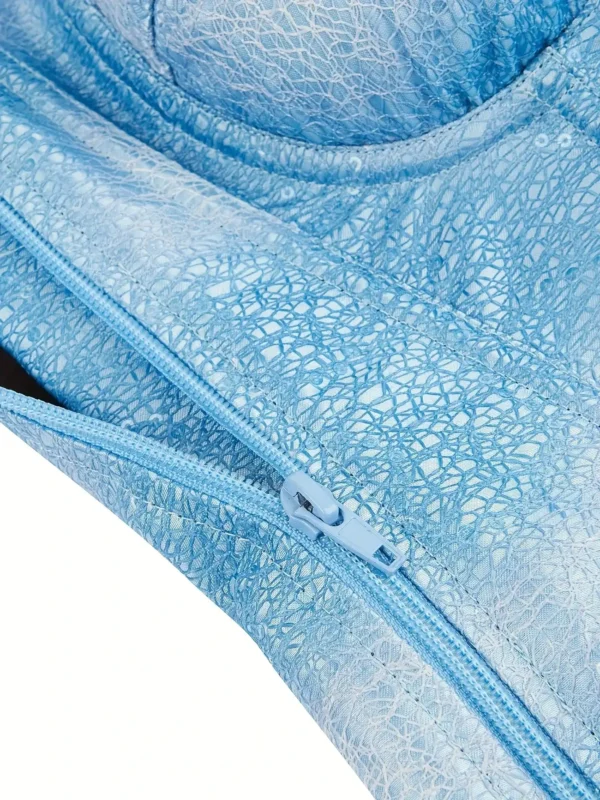 Bustier bleu glacé à bonnets moulés Crystal (10) Bustier bleu glacé à bonnets moulés Crystal