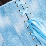 Bustier bleu glacé à bonnets moulés Crystal (9) Bustier bleu glacé à bonnets moulés Crystal