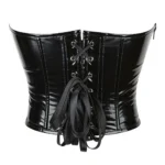 Bustier Latex Noir PVC Selena