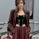 Bustier Latex Noir PVC Selena