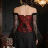 Corset gothique rouge à manches longues en dentelle Drusilla (2) Corset gothique rouge à manches longues en dentelle Drusilla (2)